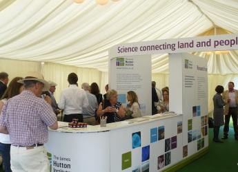 Inside the marquee at Royal Highland Show 2014