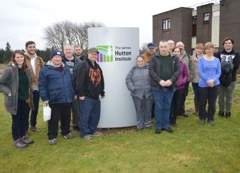 Group users of the Dundee Association for Mental Health at our Invergowrie site