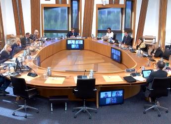 Image of committee session at Scottish Parliament