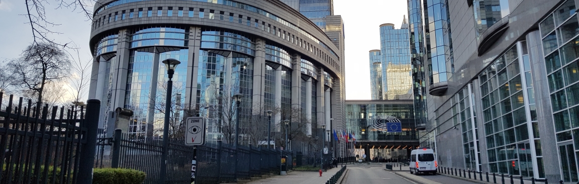 The European Parliament in Brussels, Belgium