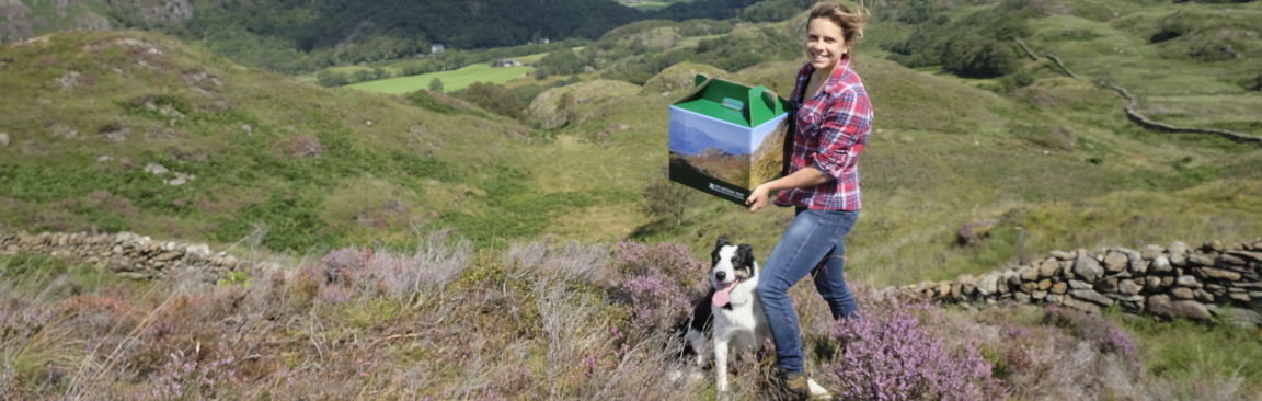 Photo of Teleri Fielden in a Snowdonia landscape (credit: Teleri Fielden)