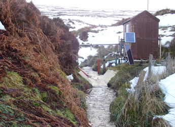 Image showing the monitoring Station at Birnie Burn