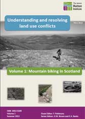 Mountain biking in Scotland front cover