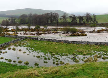 Image showing flooding in Bowmont, Scottish Borders