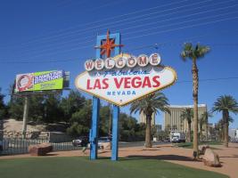 An image of Las Vegas - an area where tourism has had many impacts