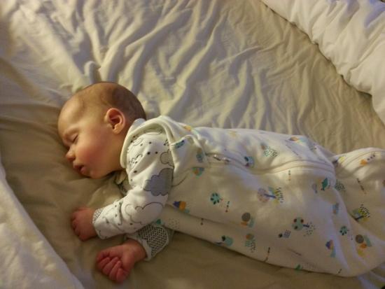 Picture of an adorable sleeping baby. Copyright Kerry Waylen