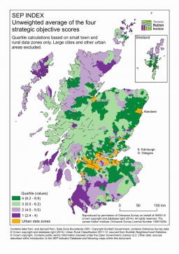 Map copied from SEP index report (see weblink in sidebar), Credit Jonathan Hopkins and Andrew Copus