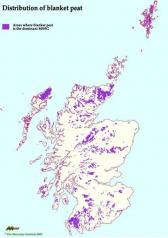 Distribution of Blanket Peat