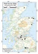 Peat survey sites, Scotland (post 1985)